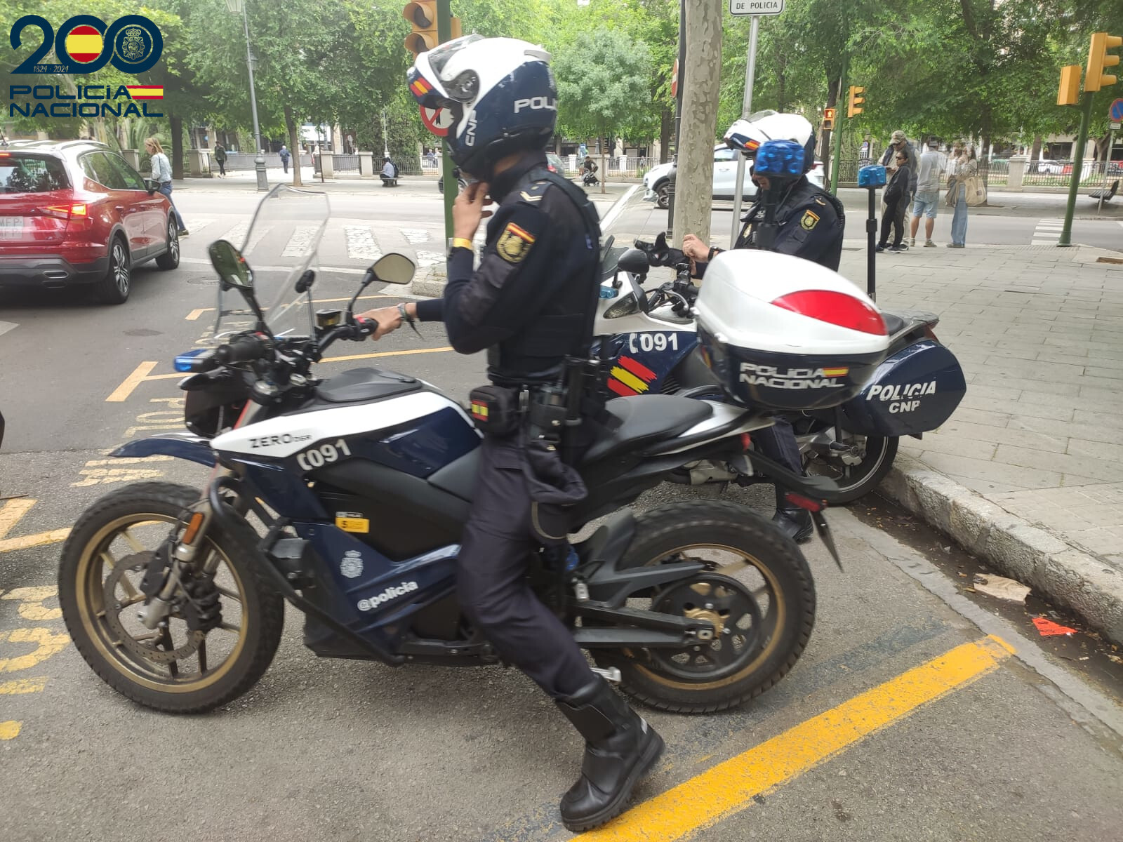 policia motorizada en Palma