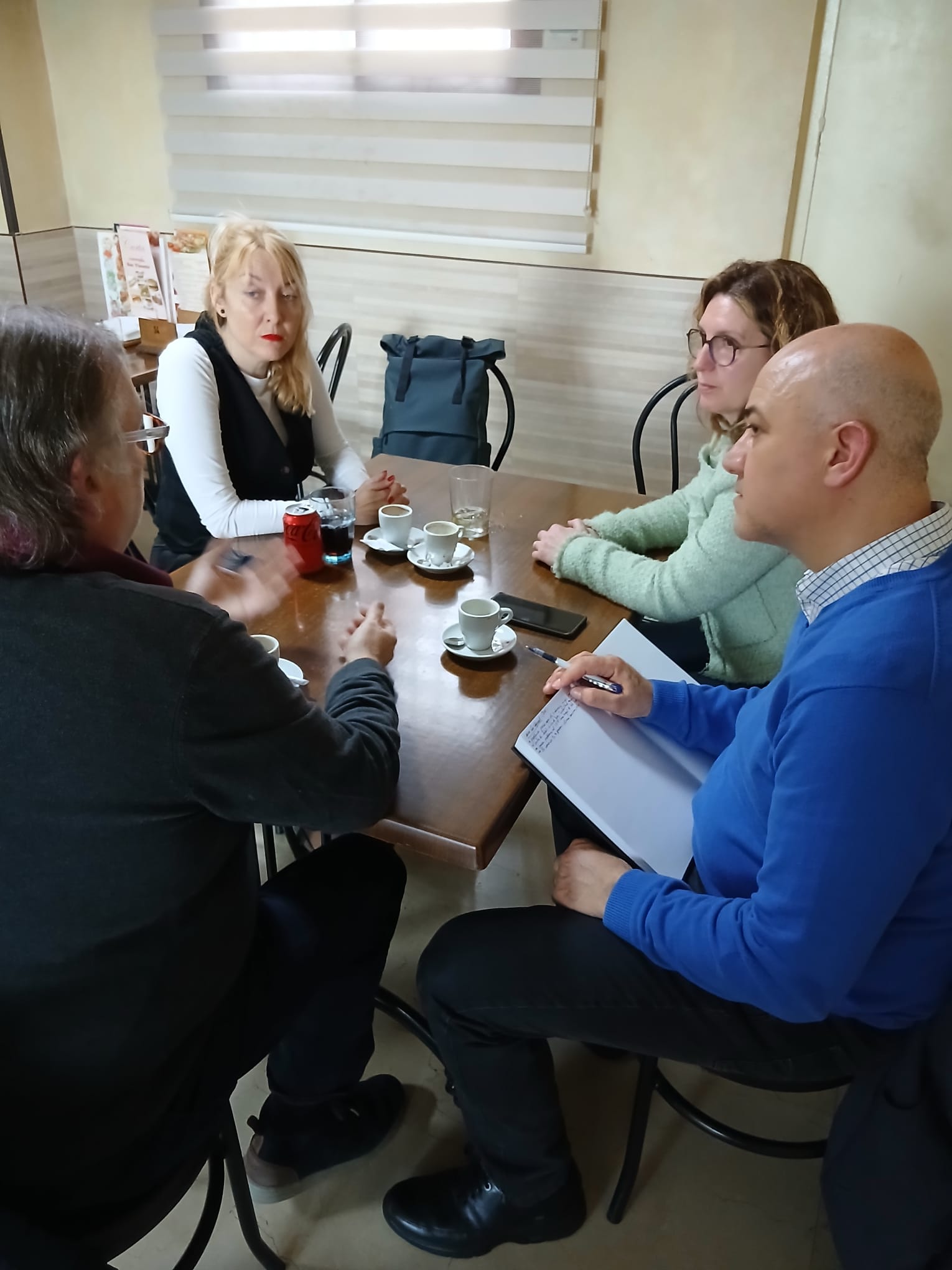 Antoni Salas, Magdalena Vives, Virgina Pericás y Biel Gonzalez