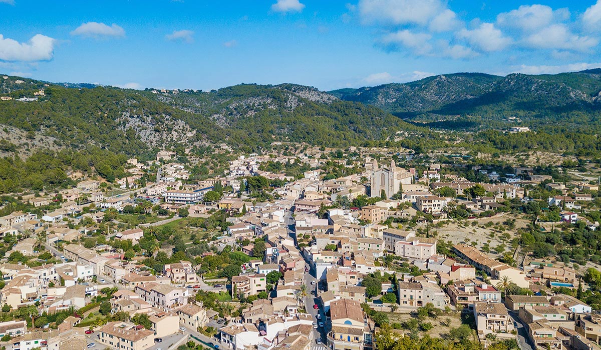 Vista aérea de Calvià Vila