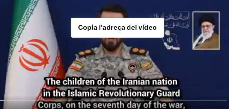 Portaveu Guardia Revolucionària