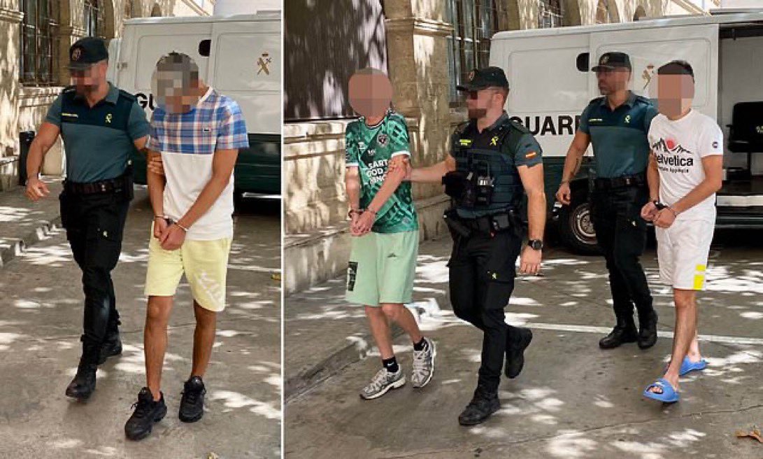 violadors de Magaluf detinguts