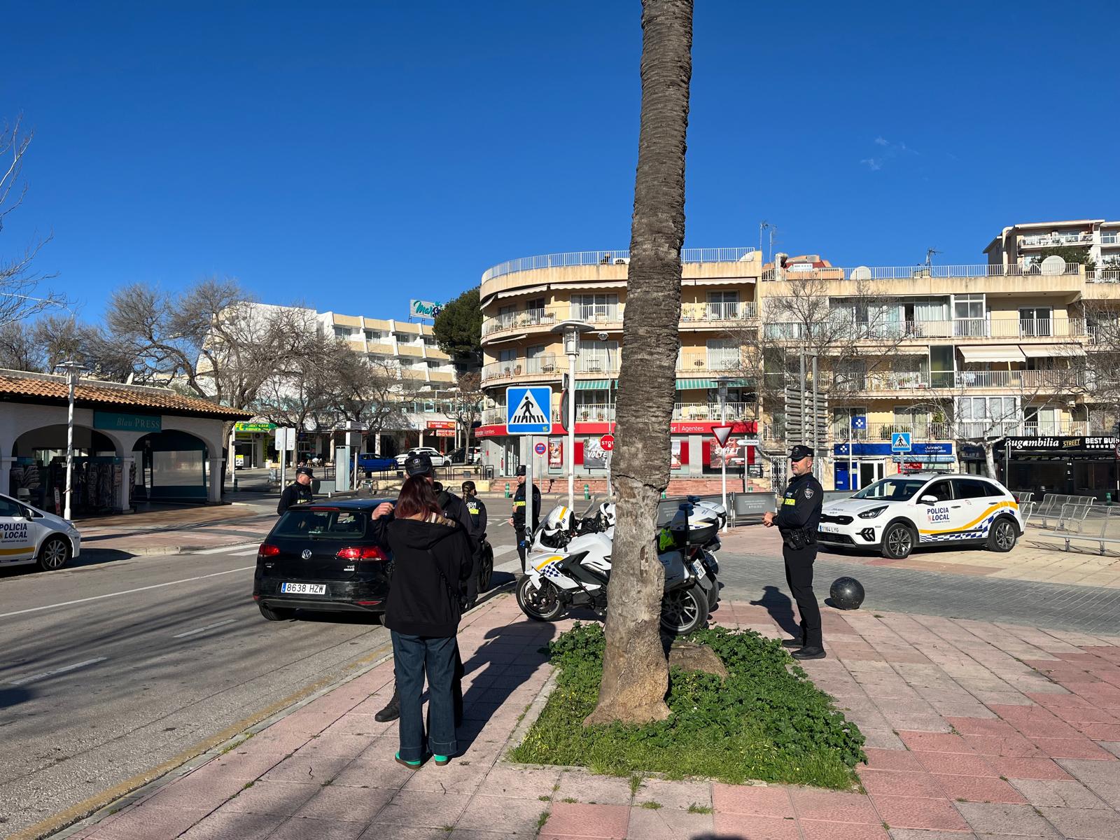 Operatiu policial a Magaluf