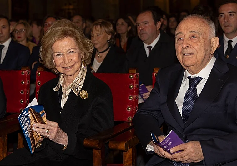 Reina Sofia y Tomeu Català