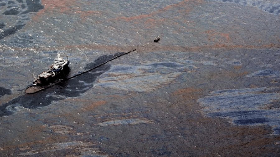 Vertido en el Golfo de México