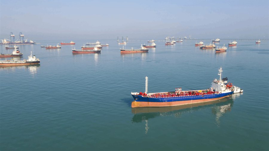 Petrolero hoy en el estrecho de Ormuz