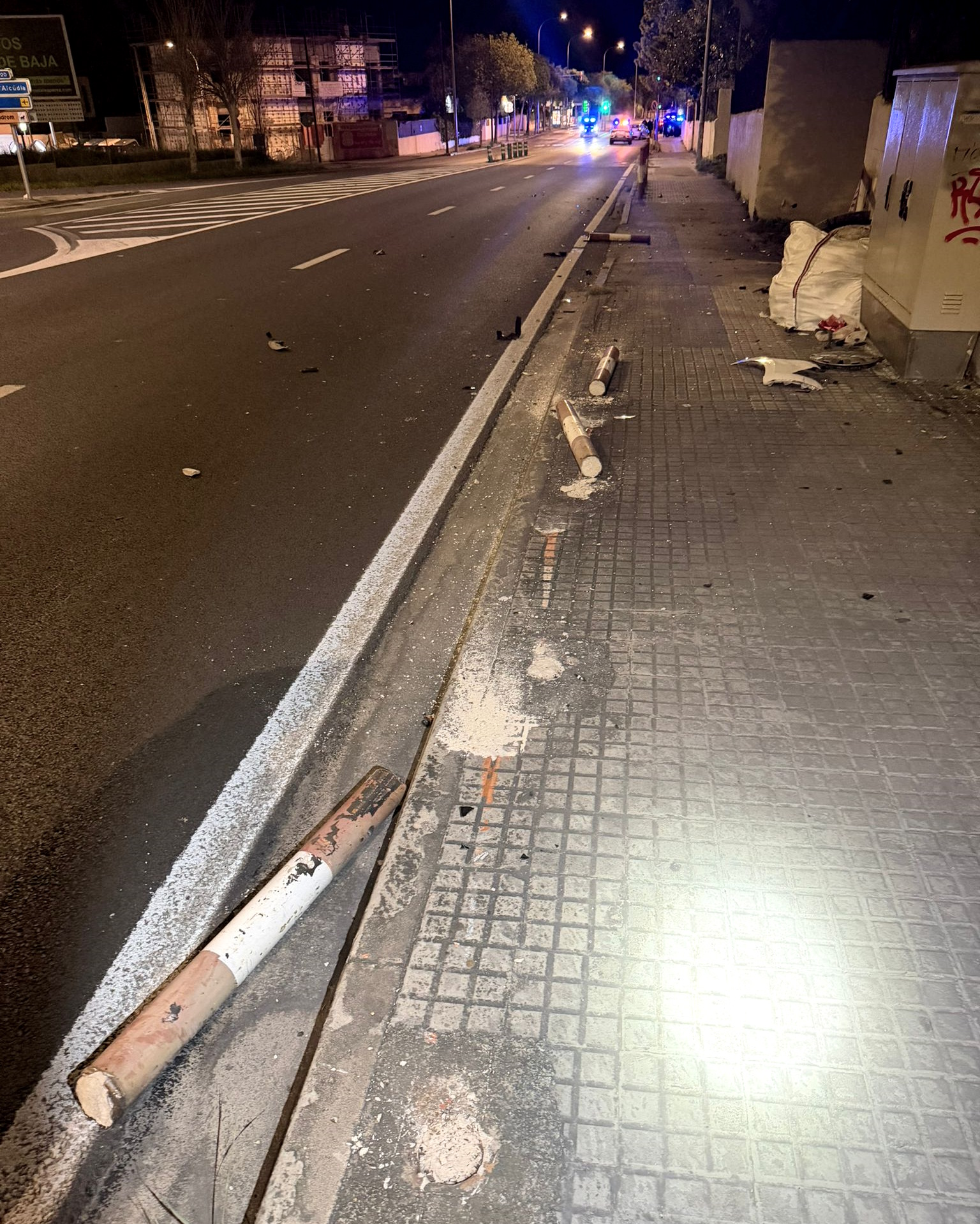 Escena del accidente