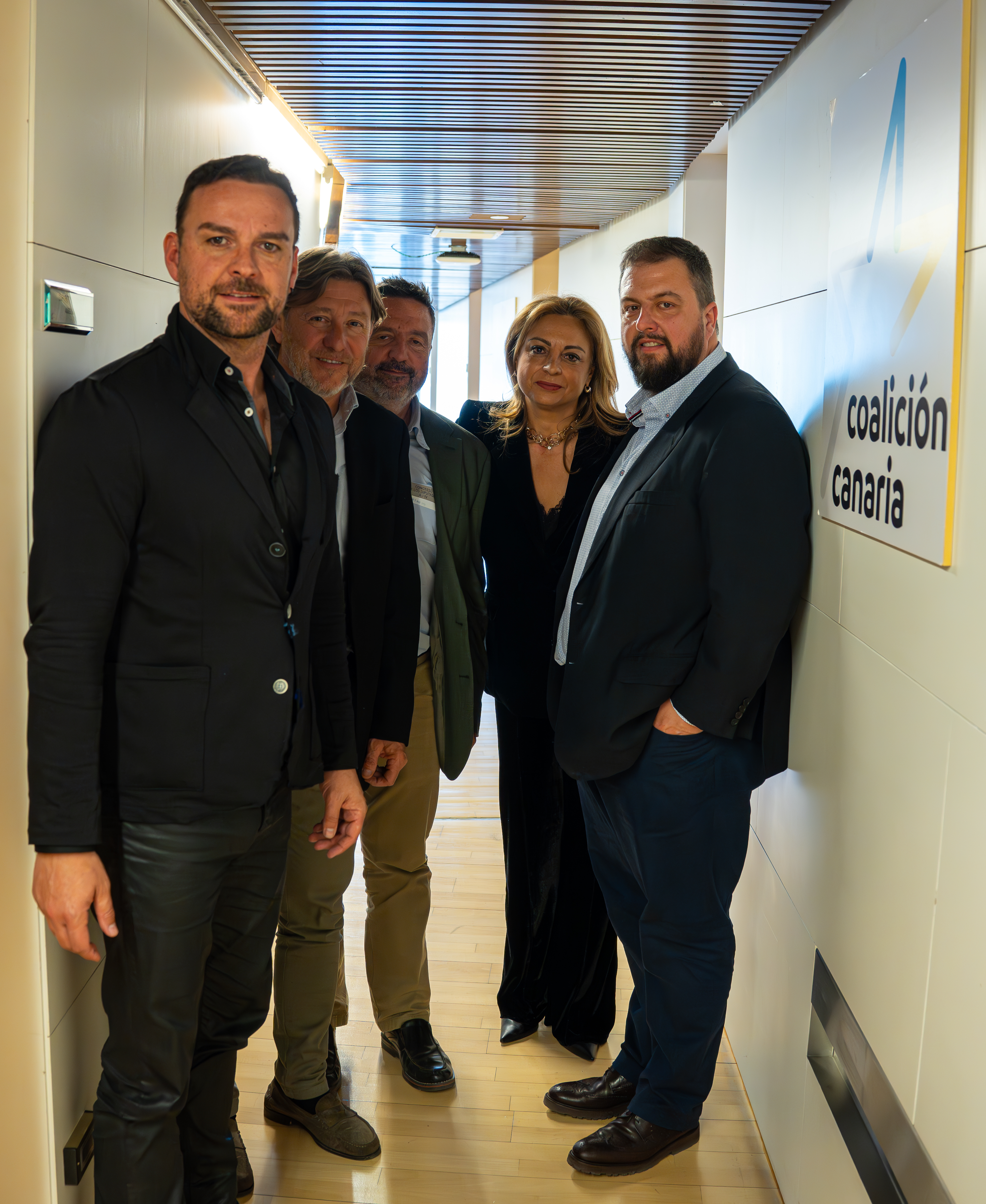 Diputada canaria Valido con miembros de Coalició PER MALLORCA