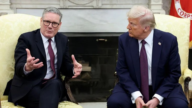 Starmer y Trump
