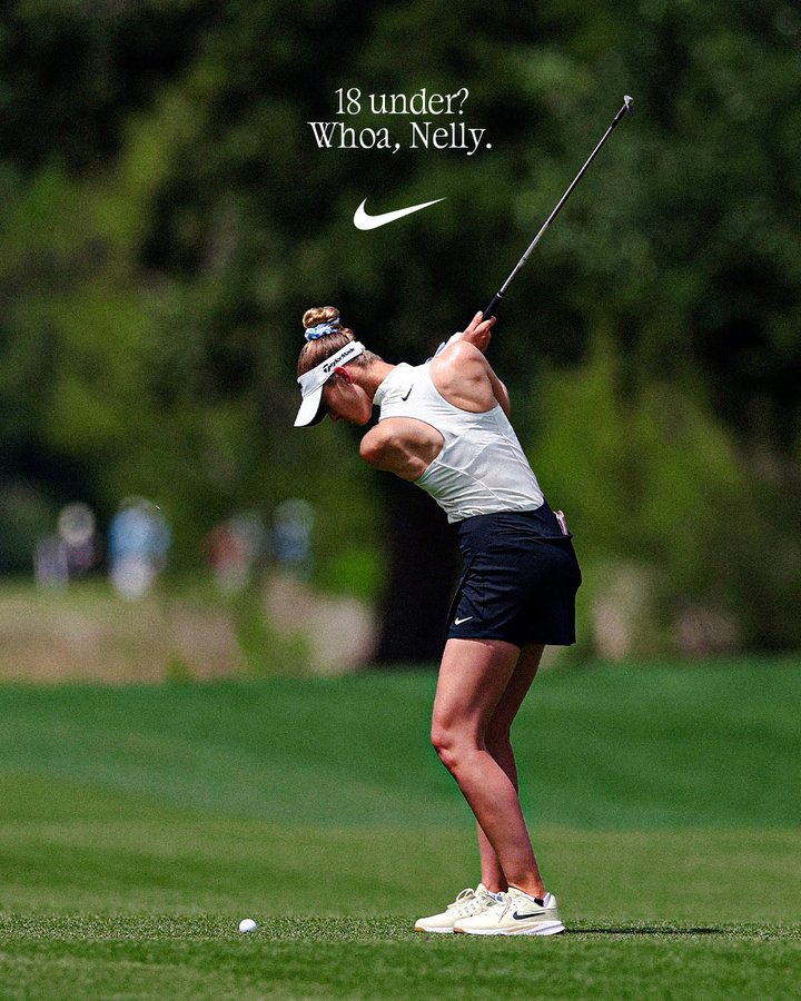 Imagen promocional de Nike con la golfista Nelly Korda