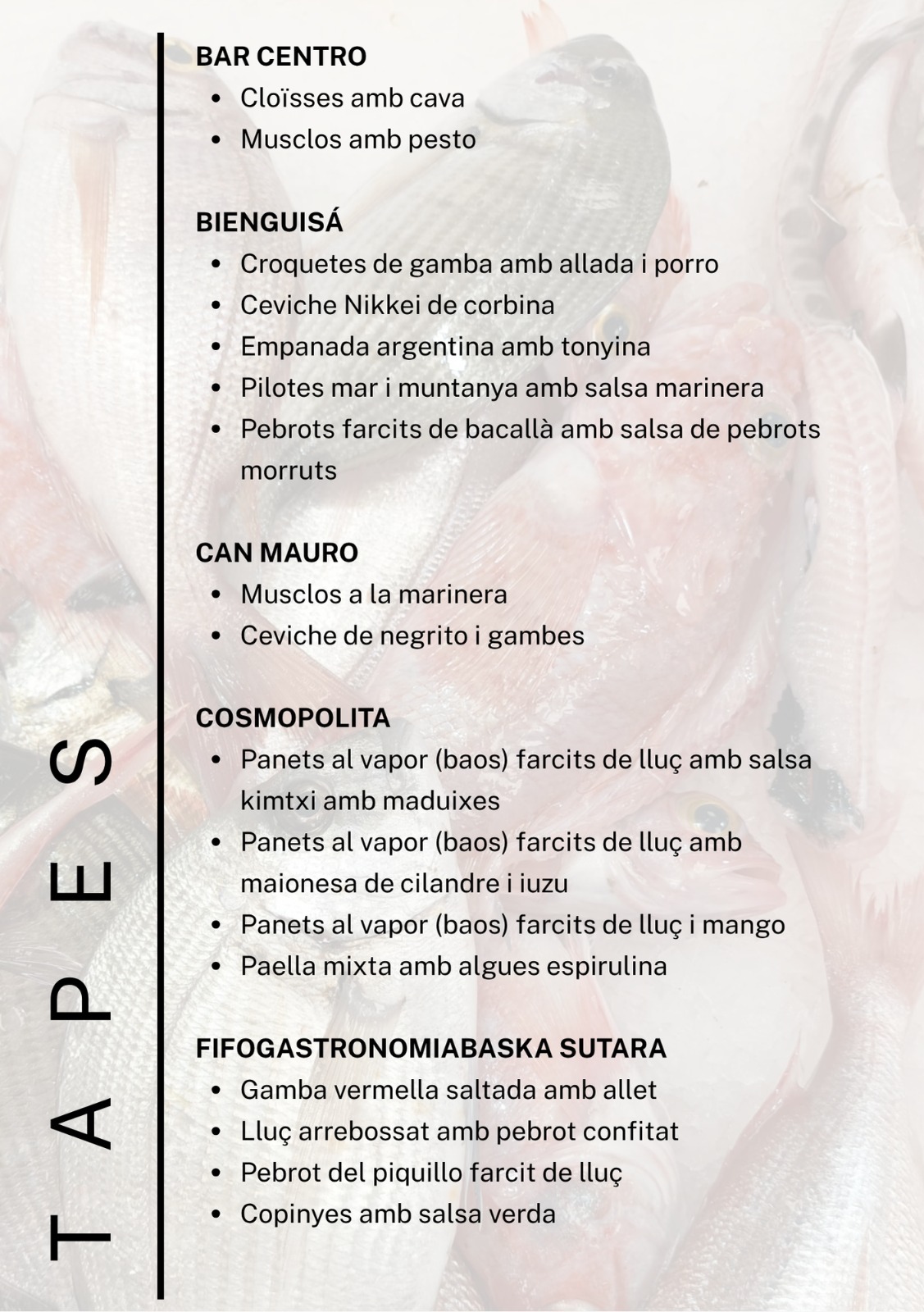Propuestas gastronómicas