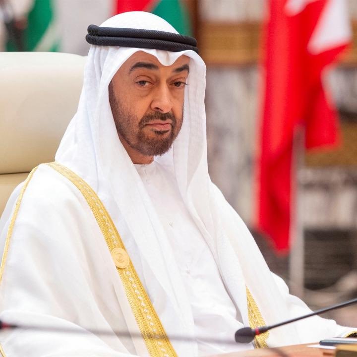 Mohamed bin Zayed Al Nahyan,, presidente de EAU