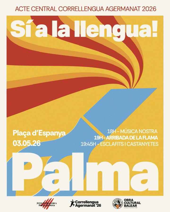 Cartel SI A LA LLENGUA