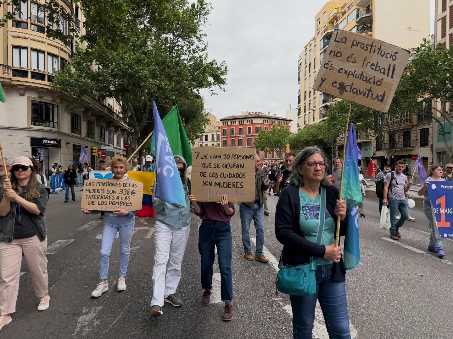 Manifestación en Palma