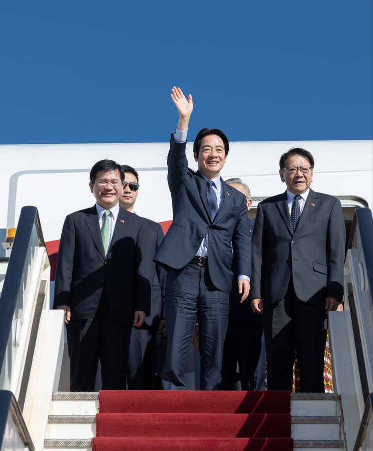 Lai Ching-te, presidente de Taiwan en Eswatini
