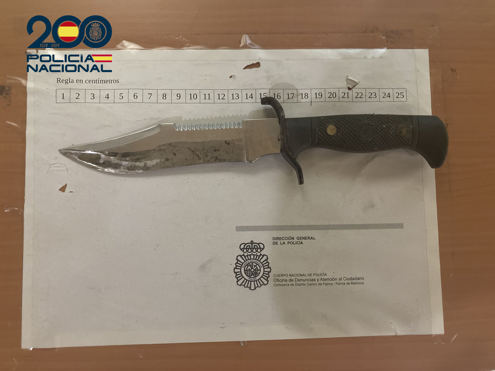 cuchillo empleado
