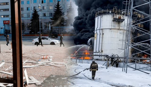 Ataque ucraniano a refineria rusa