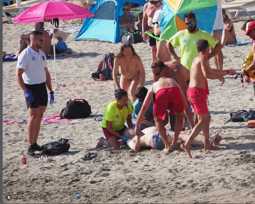 Captura de pantalla del Instagram de la Unió de socorristes de Mallorca 2