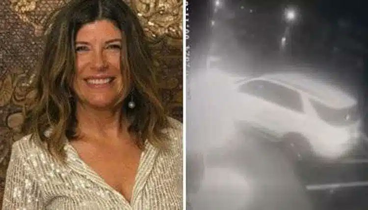 Cinzia dal Pino y su coche en el momento del crimen