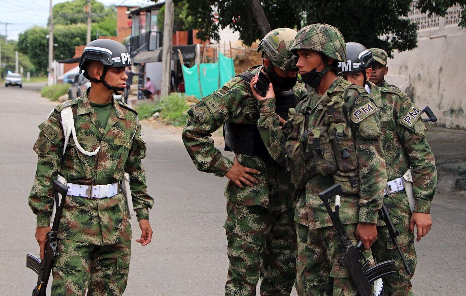 Fuerzas del orden colombianas